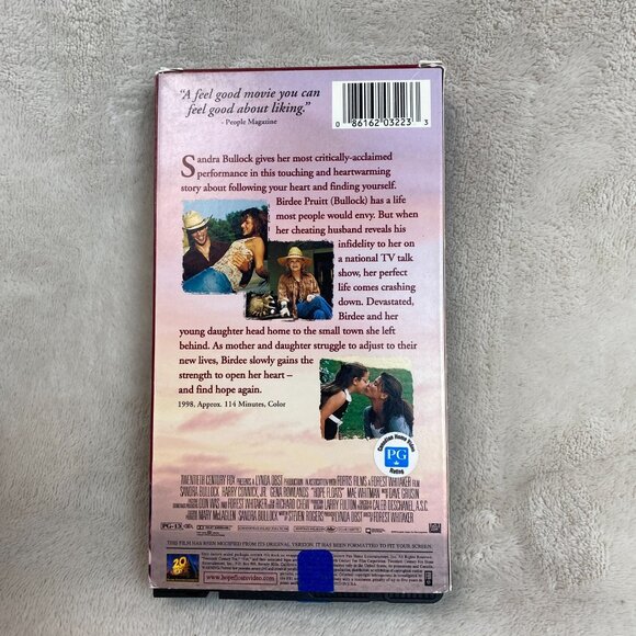 Hope Floats 1998 Sandra Bullock Harry Connick Jr Romance Drama VHS Tape - Picture 2 of 2